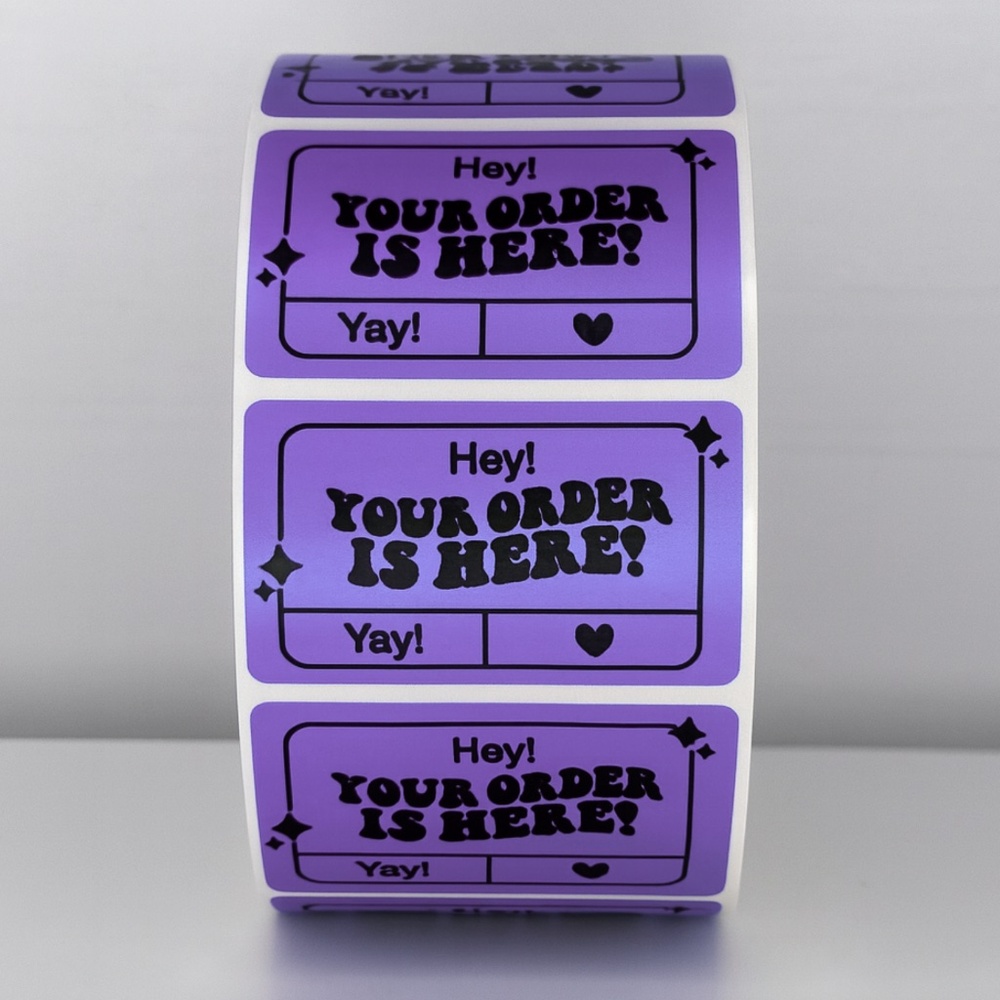 "Your Order Is Here!" Mailer Stickers | Shipping Essentials| THANK YOU STICKERS - Picture 5 of 11